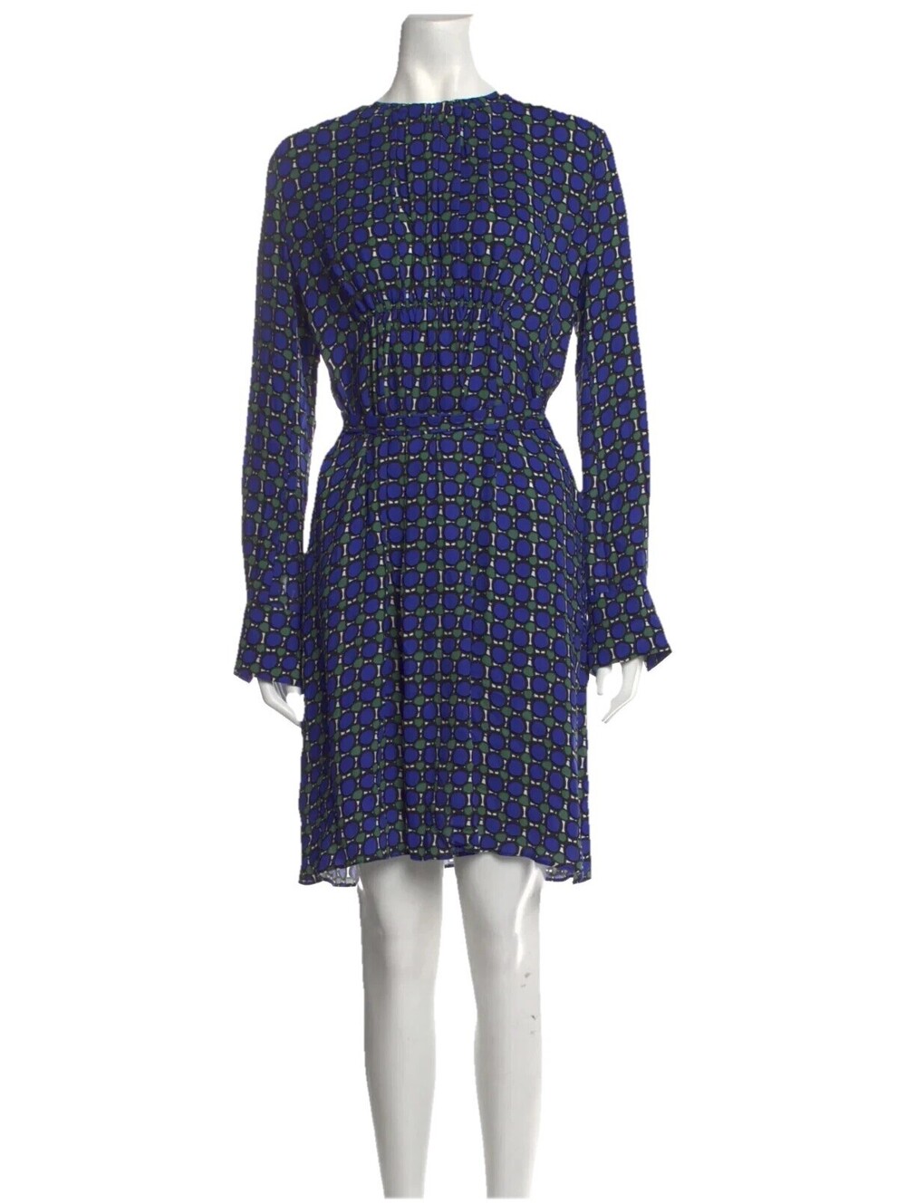 Marni Womens Viscose Long Sleeve Abstract Print Dress Size US 2  IT 38